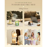 Christmas Candles Cinnamon Apple Scented, Soy Wax 11.6Oz 70 Hours Long Lasting Burn, Holiday Candle For Kitchen Dining Room Fall Decor, Winter Relaxing Gifts For Women