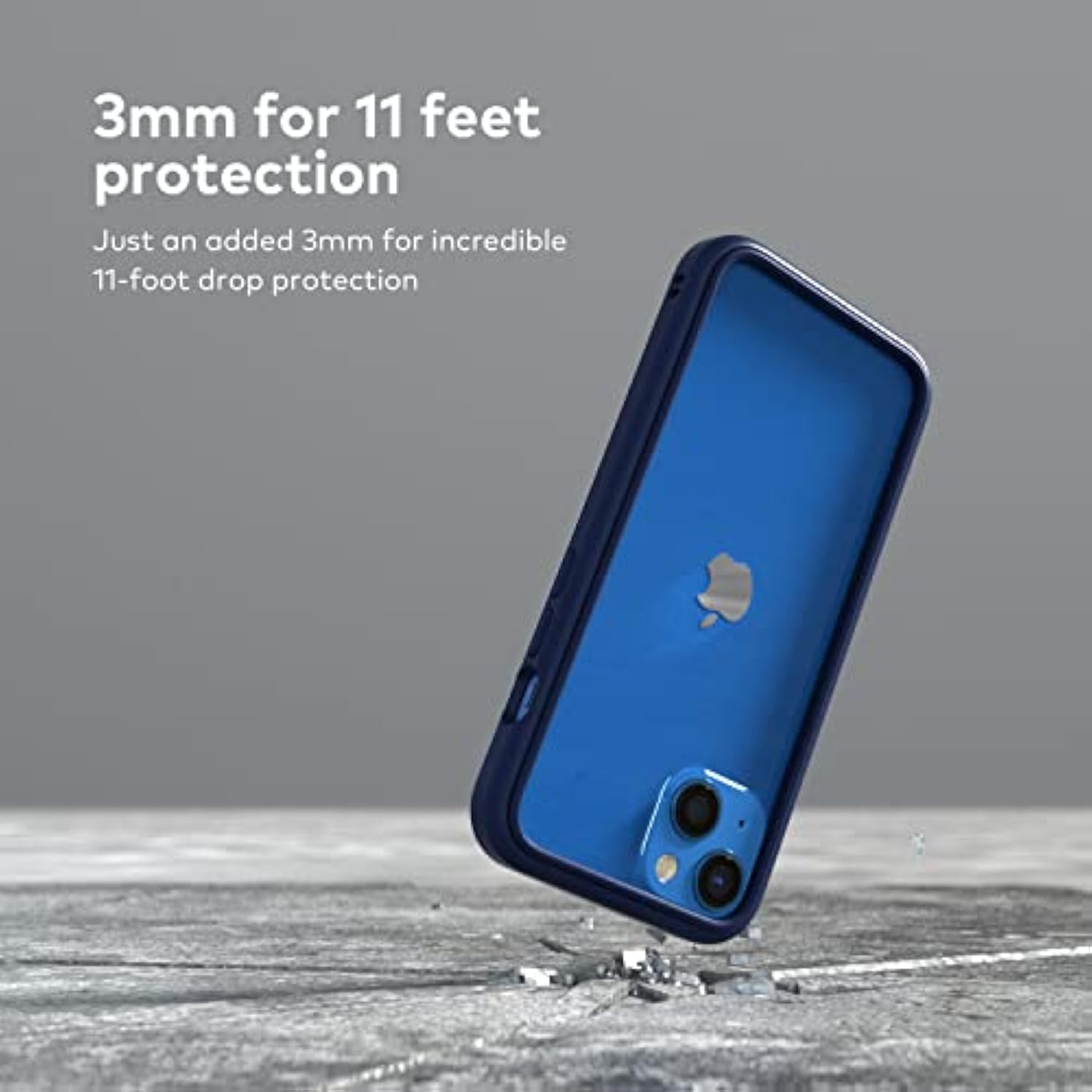 Bumper Case Compatible With [Iphone 13/13 Pro] | Crashguard Nx - Shock Absorbent Slim Design Protective Cover 3.5M / 11Ft Drop Protection - Camo Green