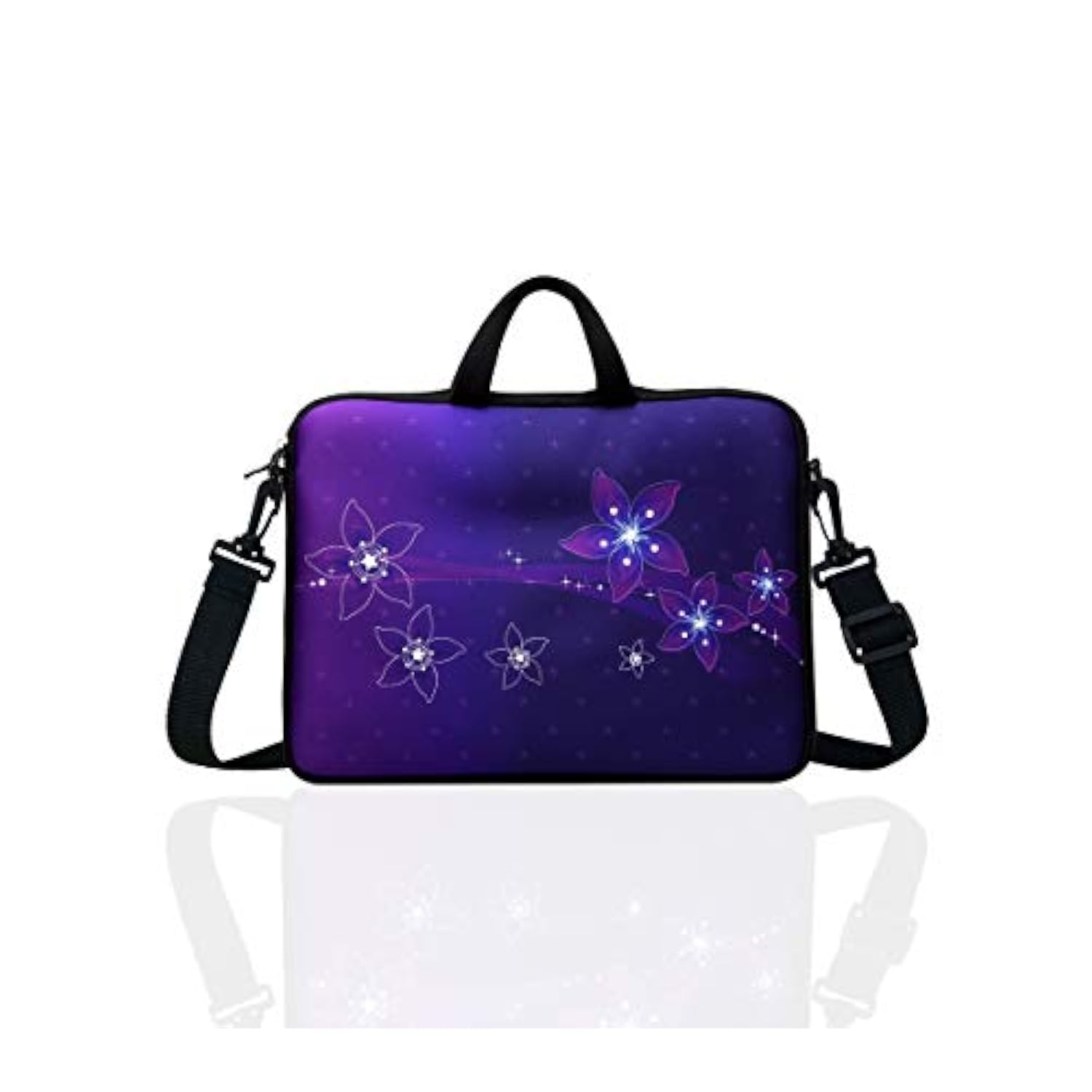 10-Inch Neoprene Laptop Tablet Shoulder Messenger Bag Case Sleeve For 9.7 10 10.1 10.5" Inch Netbook/Ipad Pro/Air (Star)