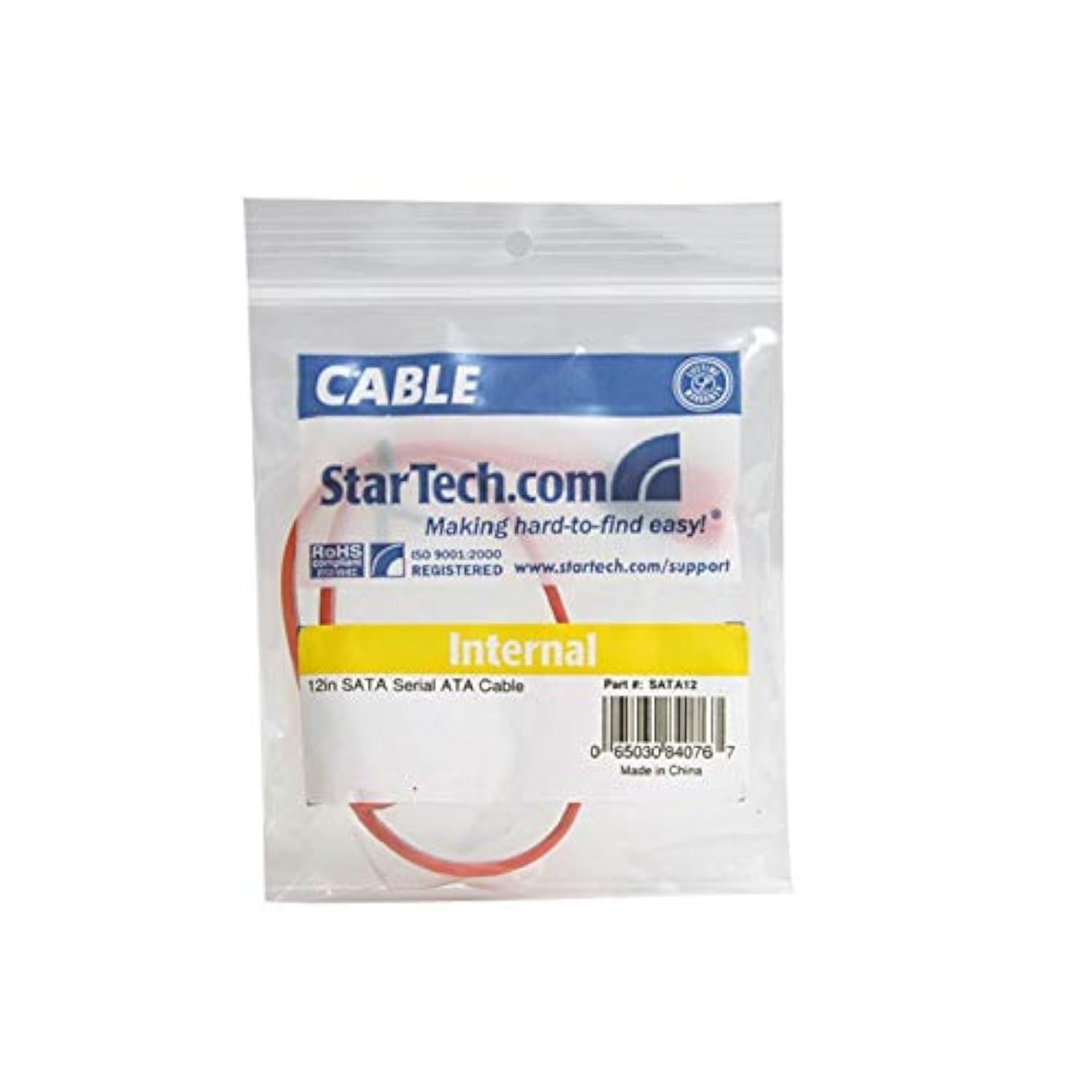 12In Sata Serial Ata Cable - Sata Cable - Serial Ata 150/300 - Sata (F) To Sat