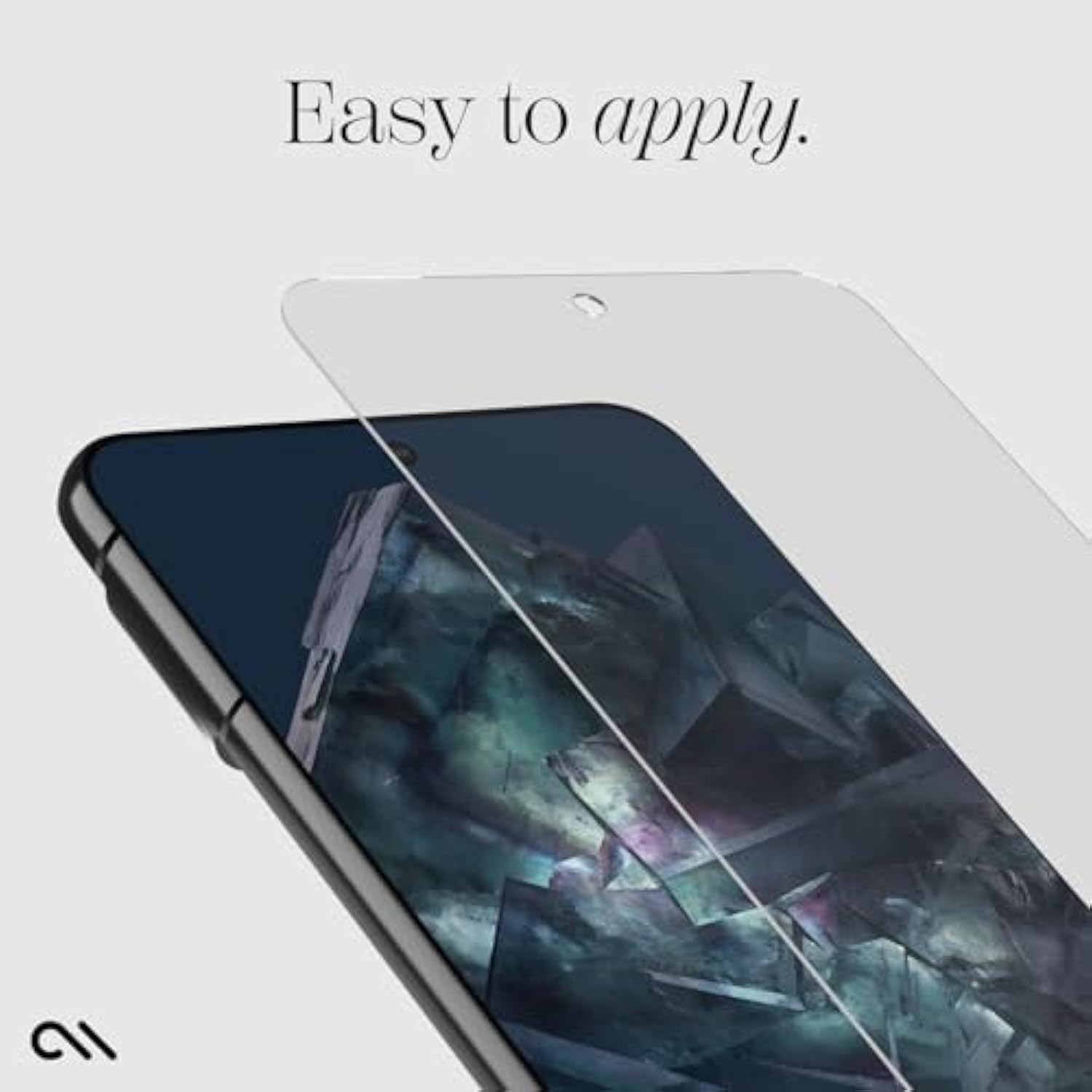 Case-Mate Google Pixel 8 Pro Ultra Screen Protector - 6.7 Inch - Anti-Scratch Tempered Glass w/ 5x Shatter Protection - Durable 9H Glass w/Installation Frame, High Clarity, Case Friendly, Easy Apply