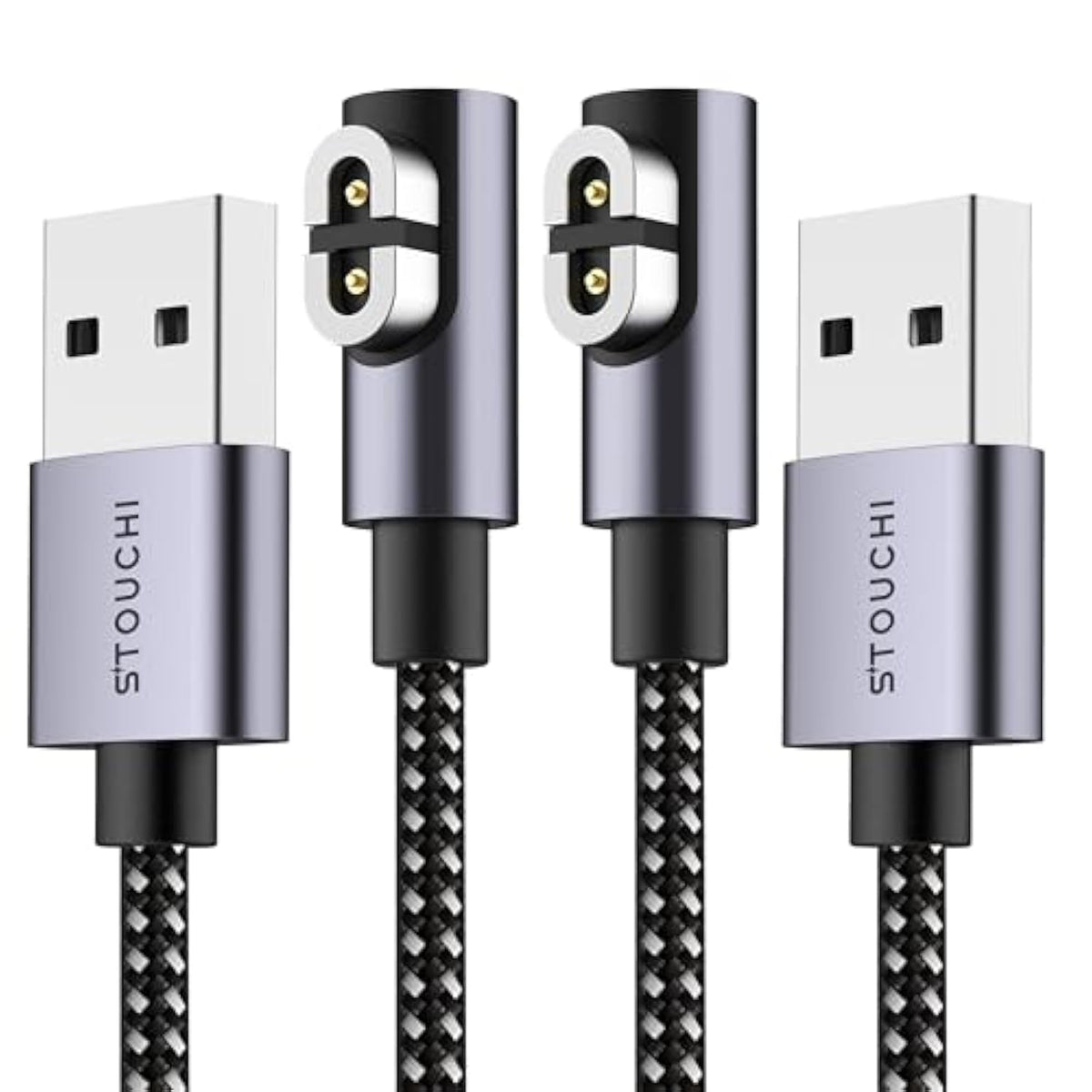 Charging Cable For Shokz, 6.6Ft/ 2 Packs [Aluminum Shell & Nylon Braided] Usb A Cord Compatible With Shokz Openrun Pro/Openrun/Openrun Mini/Opencomm/Aftershokz Aeropex As800 Shokz Charger
