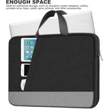 Laptop Case Sleeve, 15.6 Inch Laptop Travel Bag Computer Cover For Men Women, Water Resistant Carrying Slim Laptop Sleeve Compatible For Hp, Dell, Asus, Acer, Lenovo, Apple Notebook, Black