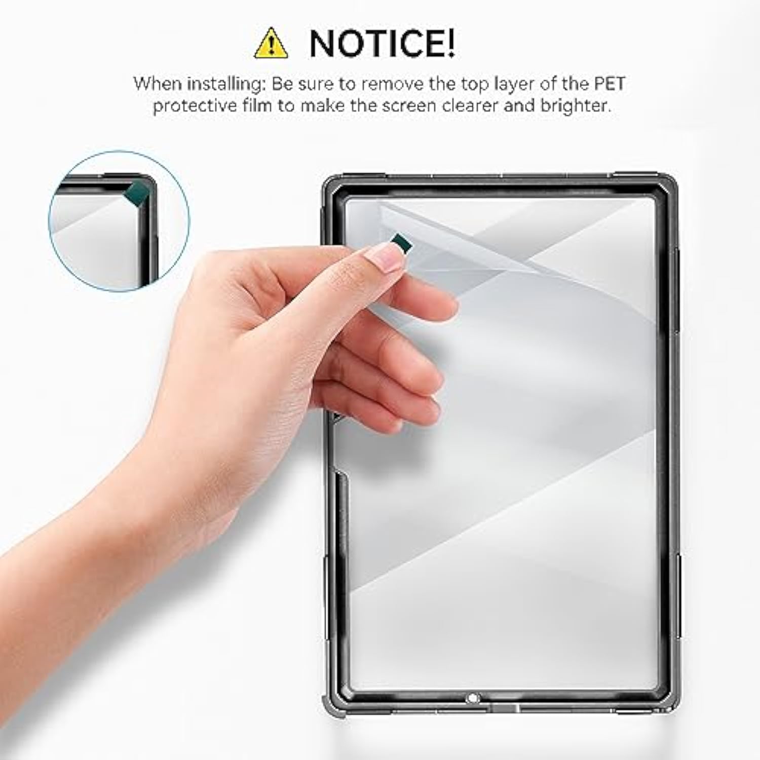 For Samsung Galaxy Tablet A8 Case 10.5 Inch 2022 Sm-X200/X205/X207 With Screen