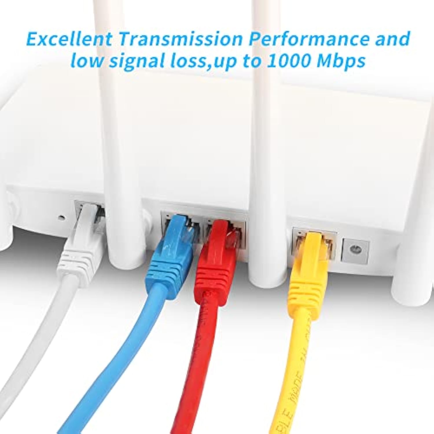 Short Cat6 Ethernet Patch Cable 0.5Ft,High Speed Internet Network Cable Lan Pa