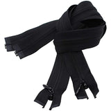 Invisible Light Weight Black Separating Ykk Zippers For Clothes, Craft