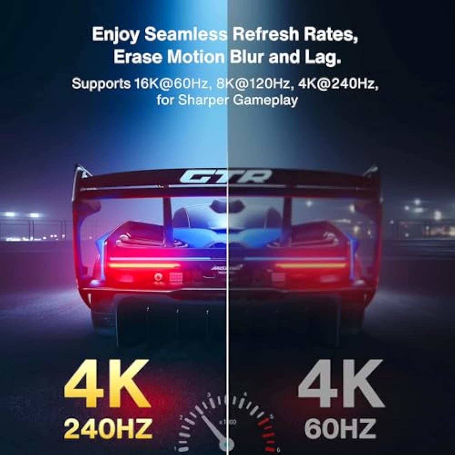 Vesa Certified Displayport Cable 2.1, 16K Dp Cable [16K@60Hz, 8K@120Hz, 4K@240