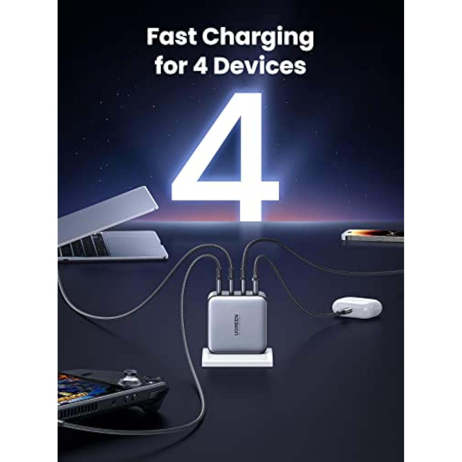 UGREEN 100W USB C Charger Bundle with 3-Pack USB C Cable 6.6FT