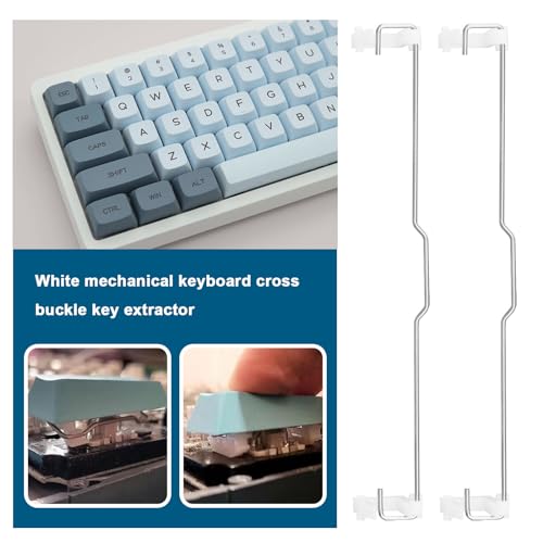 Stabilizers With Raised Wire 1 X 6.25U And 4 X 2U Pcb Screw-In Stabilizers Compatible With Gh60 87 Tenkeyless Keyboard/Mx Mechanical Keyboard Satellite Axis