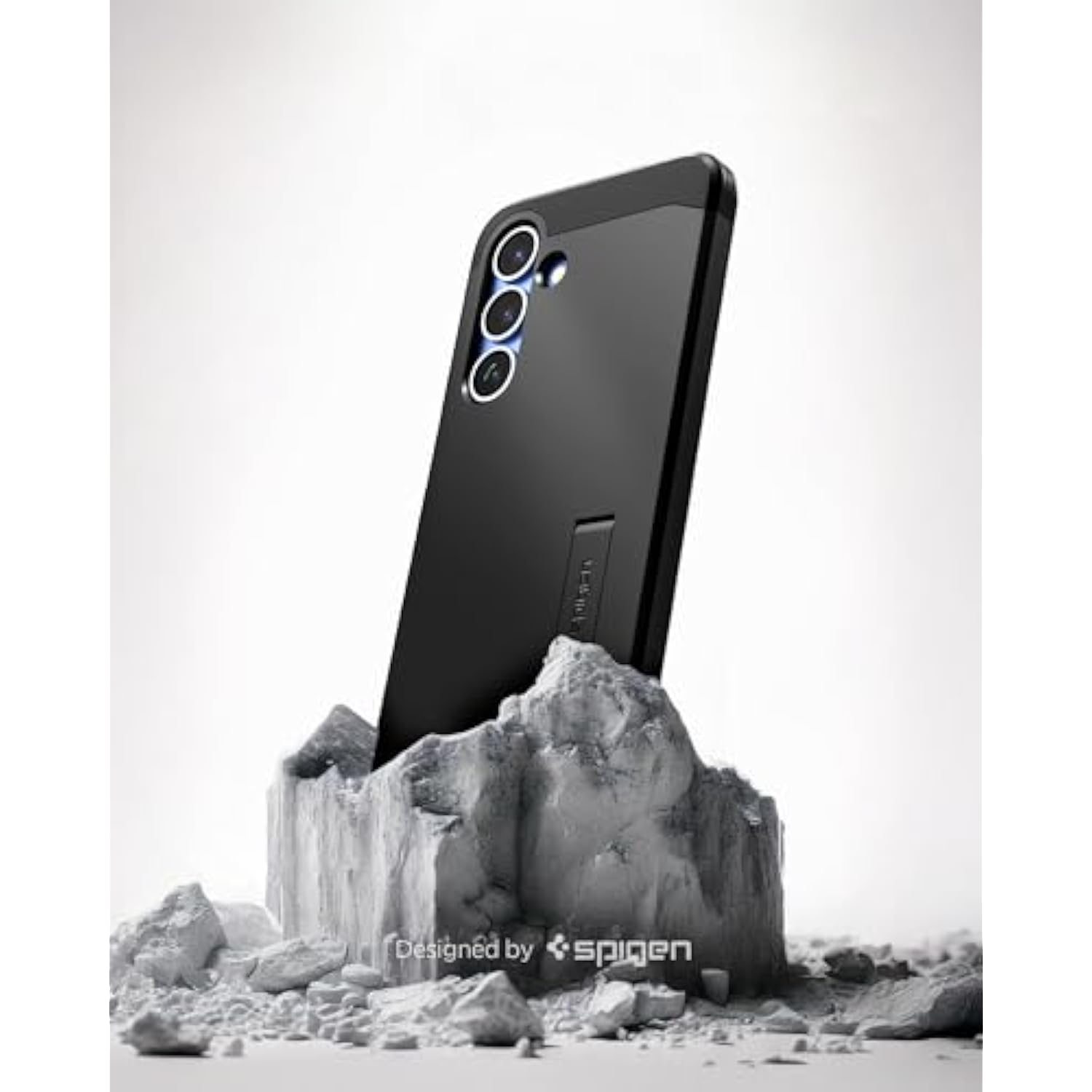 Tough Armor MagFit Case for Galaxy S25 with Kickstand & Fast Wireless Charging - Black