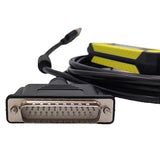 Usb-Fanuc Rs232 Data Transfer Usb Convert Db25 Pin Download Cable For Cnc Fanuc