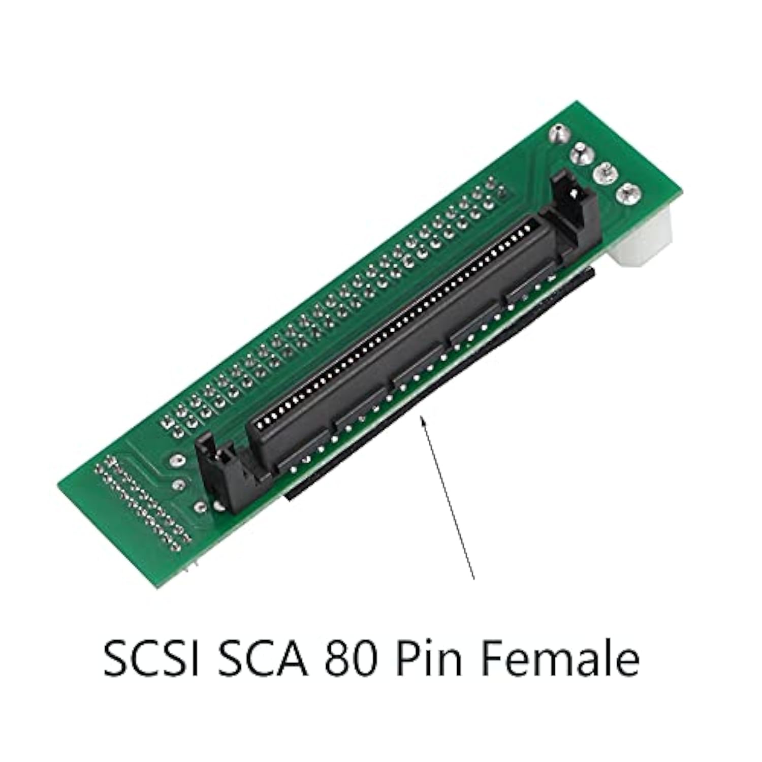 Scsi Sca 80 Pin Female To Ide 50 Pin Male Adapter Converter For Hard Disk, Com