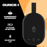 Skullcandy Ounce+ Wireless Bluetooth Speaker - IPX7 Waterproof Mini Portable Speaker with 16 Hour Battery, True Wireless Stereo, and Ballistic Nylon Carry Strap