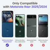 For Razr 2024 Case, Motorola Razr 2024/2025 Case With Hinge Protection & Built-In Screen Protector [Anti-Scratch & No-Slip]Full Body Drop Protection Protective Phone Case For Razr 2024-Mint Green