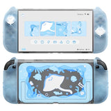 Protective Case for Nintendo Switch 2, Kawaii Ocean Whisper Series Dockable Hard Shell Case + Silicone Grips for Switch 2 with Thumb Grips & Sticker,