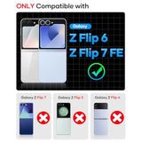 Rose Gold Wallet Case for Samsung Galaxy Z Flip 6 and Z Flip 7 FE