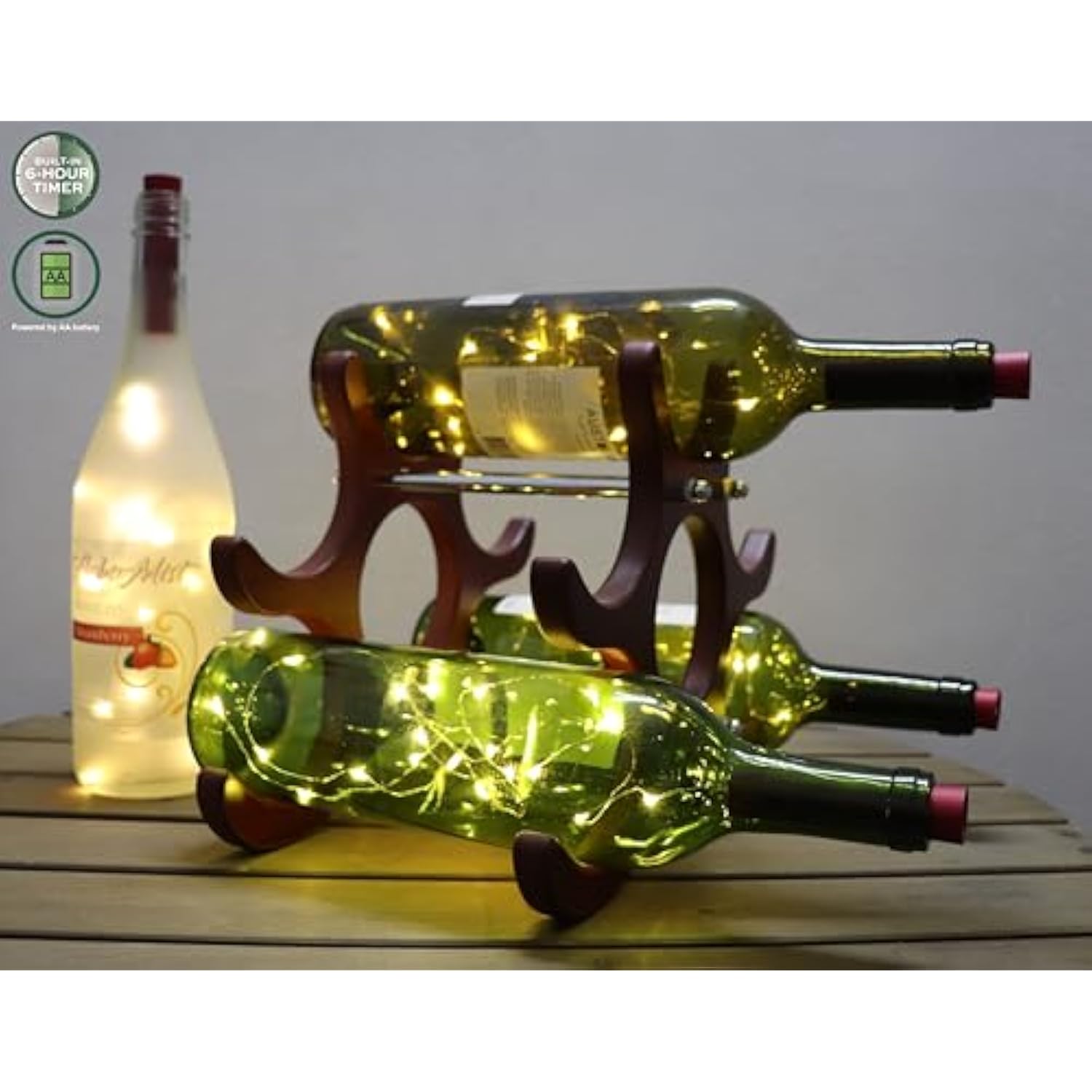 Cork Lights Aa Battery-Operated For Anniversary Thanksgiving Christmas Wedding Diy Home Decor Warm White Led Red Cork Wi