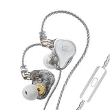 KZ ZAS in Ear Monitor Headphones 16 Units 7BA 1DD Hybrid Drivers HiFi IEM Earphones High Clarity Wired Earbuds for Musicians Singers Audiophile Dj