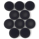 Mini Foam Covers Soft Round Foam Earbud Earpad Ear Bud Pad Replacement Sponge Covers For Disposable Headphones, Headsets, Black