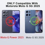 For Motorola Moto-G-5G-2025 Case:??????? ?????? ?? ??????????? With 2Pcs Screen Protector, Anti-Scratch Microfiber Lining, Full-Body Soft Liquid Silicone Phone Case For Moto G 5G 2025, Blue