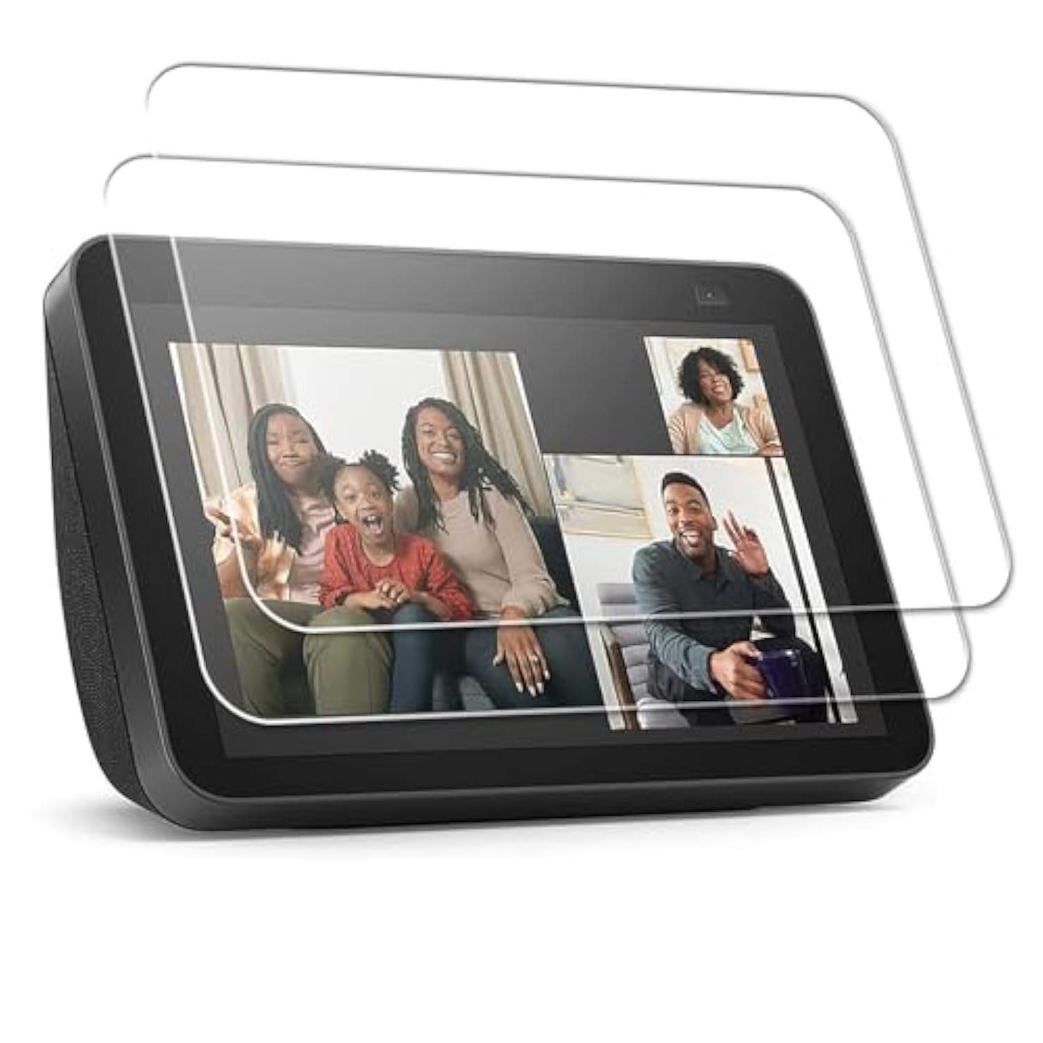 2 Pack Tempered Glass Screen Protector For New Echo Show 8 (3Rd Gen, 2023 Release),-9H Hardness,Ultra Clear Scratch Resistant Anti-Fingerprint
