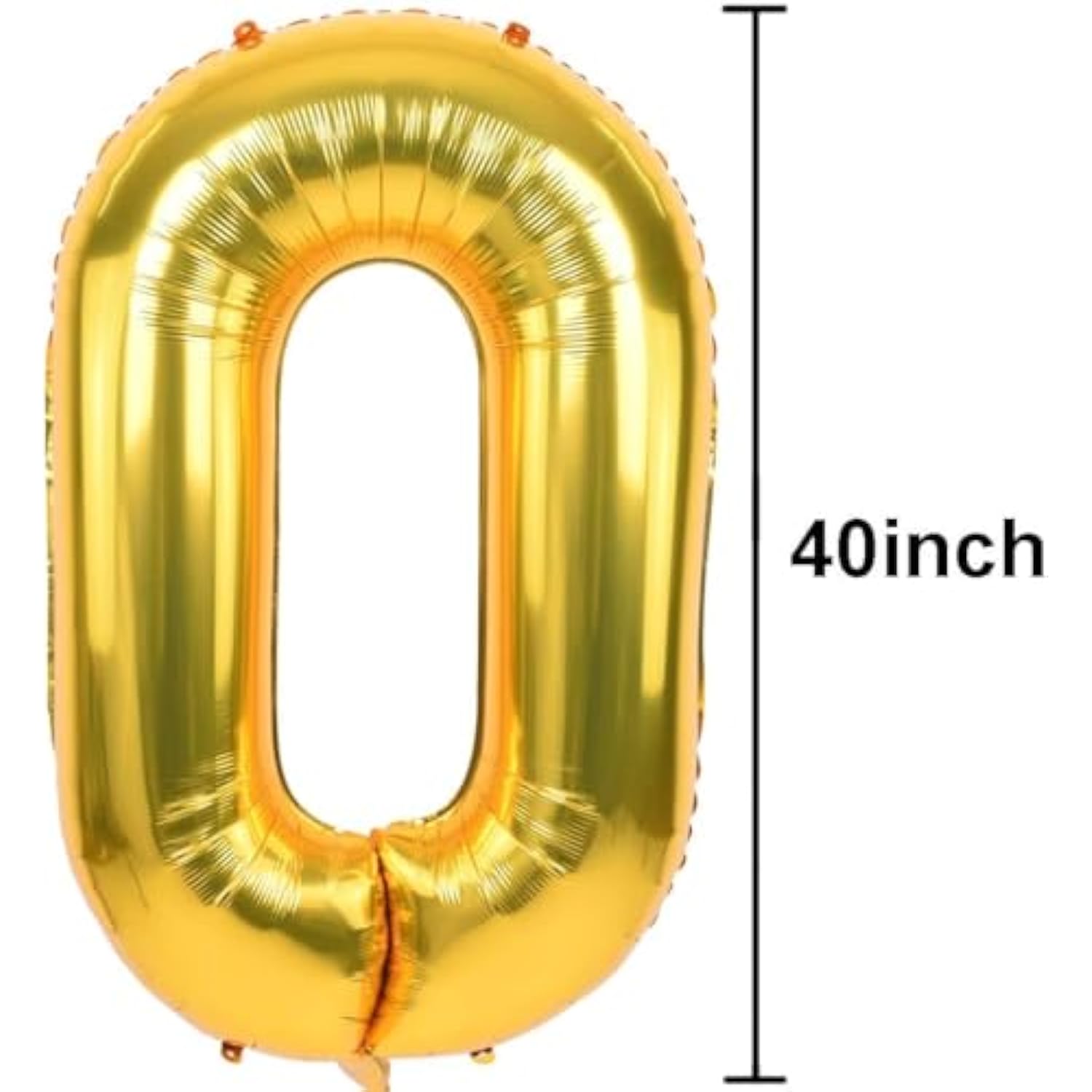 40-Inch Gold Number Balloons 0–9 Foil Helium Birthday Party Decorations