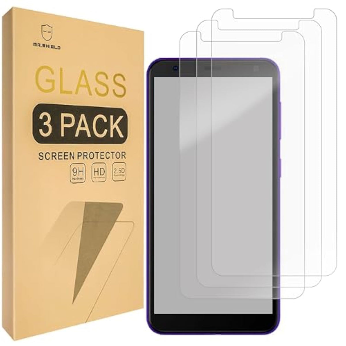 Screen Protector Compatible With Gabb Phone [Tempered Glass] [3-Pack] [Japan Glass With 9H Hardness]