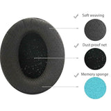 K361 Replacement Ear Pads Compatible With Akg K361/K361Bt/K371/K371Bt Wireless Headphones, Earpads Cushions With Soft Soccer Net Braid And Memory Foam Making (Black/Woven)