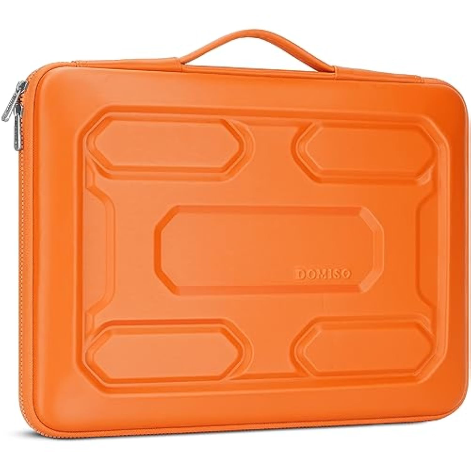 13.3 Inch Laptop Sleeve With Handle Shockproof Computer Bag Waterproof Eva Protective Carrying Case For 13-13.3 Inch Notebooks/13 Macbook Air/Macbook Pro Retina/Dell Xps 13/Hp,Orange