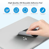 Mouse Holder For Laptop, Universal Stick-On Mouse Pouch Case For Magic Mouse, With Reusable Adhesive, No Glue Residue, Compact Elastic Pouch/Carrying Sleeve, Compatible With Ipad Macbook, Black