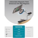 Dual Magnetic Charger For Iphone 17/17 Pro/17 Pro, 3 In 1 Wireless Charger For Iphone 16/15/14, Charging Station For Apple Watch, Wireless Charger For Airpods Pro 2, Magnetic Wireless Charging Station