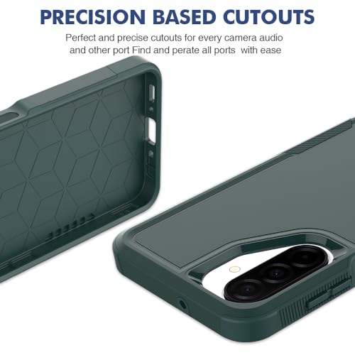 for Galaxy A17 5G Phone Case,[Military Grade Drop Tested] with Screen Protector, Dual Layer Protective Heavy Duty Cell Phone Cover Non-Slip