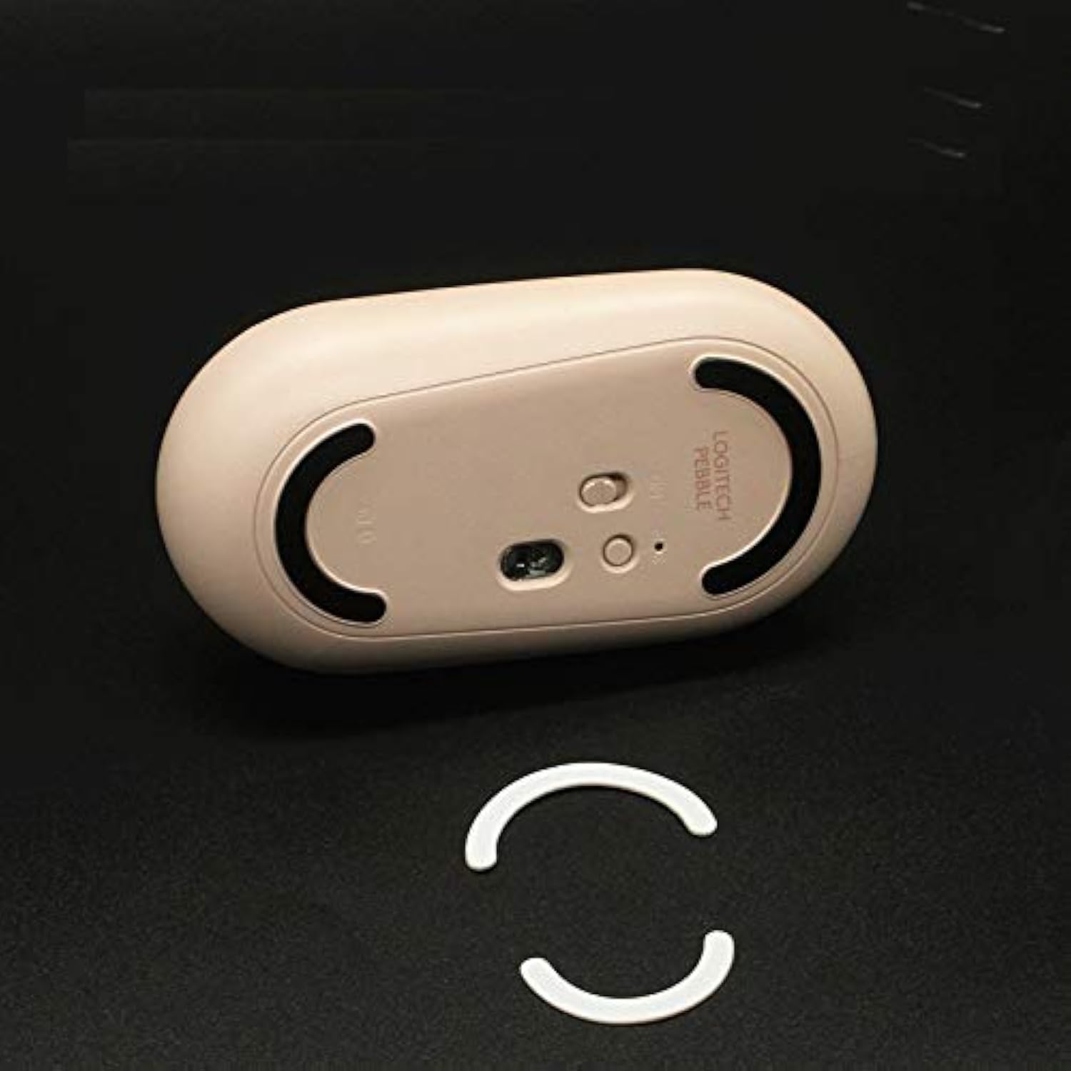 Mouse Feet Skates For Logitech M355 / Logitech Pebble M350 Wireless Mouse(Whit