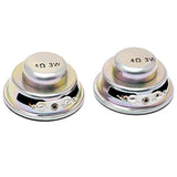 Gikfun 4Ohm 40mm Diameter 3W Full Range Audio Speaker Stereo Woofer Loudspeaker for Arduino (Pack of 2pcs) EK1794