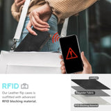 RFID Flip Wallet Case for Moto G 2026/2025 and G Play 2026, Black