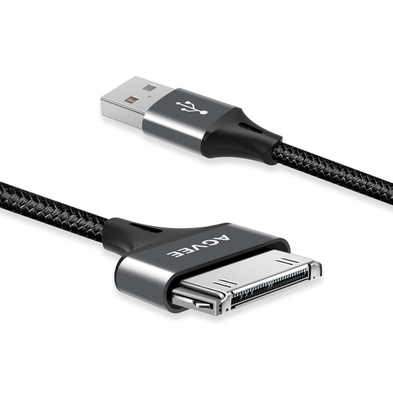 2 Pack 6Ft For Old Iphone 4S Charging Cable, Mfi Certified 30 Pin Braided Heav