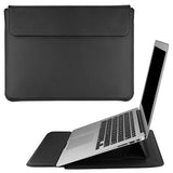 14 Inch Laptop Sleeve Case Pu Leather Case Compatible With New Macbook Pro 14 2021/ Huawei Matebook 14 2021/ Hp Chromebook 14'' / Dell Latitude 14/13.5'' Surface Laptop 3, Sleeve Pouch Black
