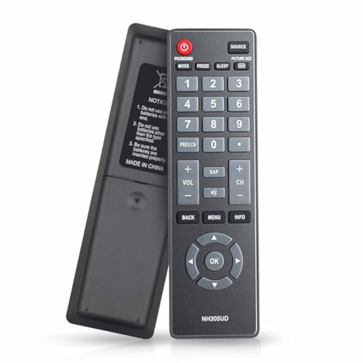 NH305UD Universal Remote for Emerson TVs Replacement for NH310UP NH301UD