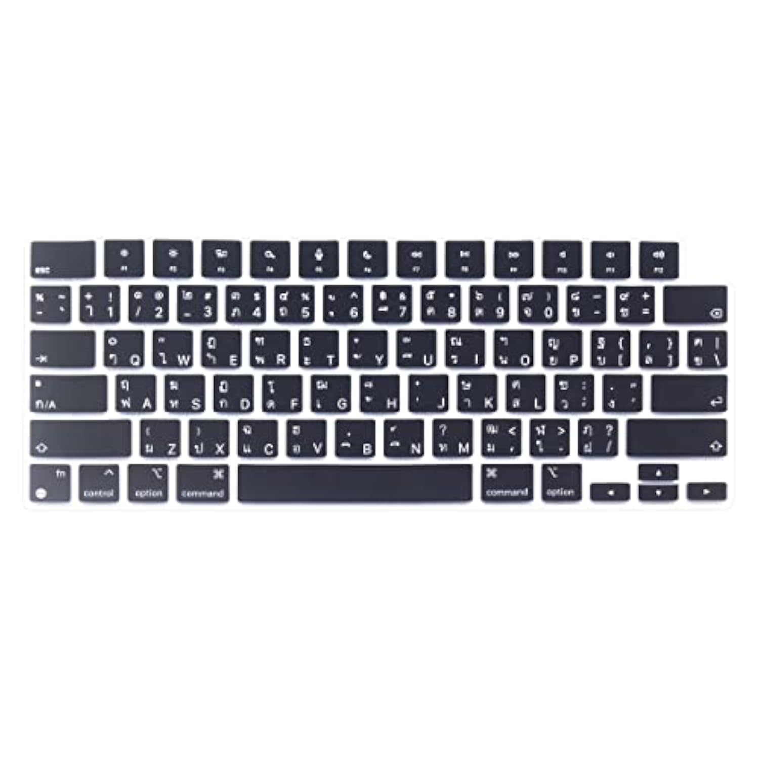 Thai Language Silicone Keyboard Cover Skin Compatible For 2022 Macbook Air 13.