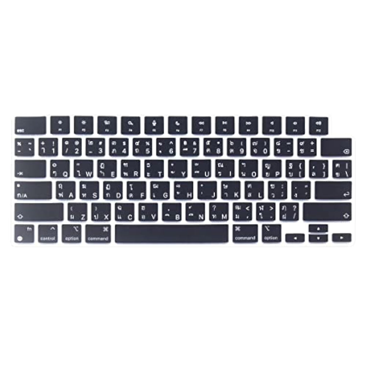 Thai Language Silicone Keyboard Cover Skin Compatible For 2022 Macbook Air 13.