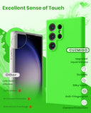 for  Galaxy S24 Ultra Silicone Case, Slim Fit Premium Liquid Silicone Shockproof Phone Cover, Upgraded Camera Protection and Microfiber