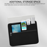 Laptop Sleeve 15.6 Inch, Shockproof Protective Laptop Case Briefcase With Front Pocket, Portable Monitor Computer Bag Compatible With Lenovo, Hp, Dell, Asus, Macbook, Notebook, Black