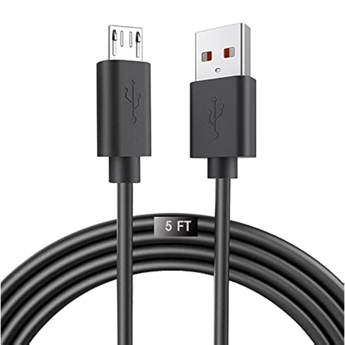 Replacement Micro Usb Charging Cable Cord For Simple Human Mirror Compatible With Simplehuman Mirror 5" 8" Round Lighted Makeup Mirror (5Ft)