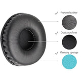 Replace The Ear Pads Compatible With Sony Mdr-V150 V250 V300 V100 V200 V400 Headset, Replace The Ear Pad Protein Leather And Memory Sponge Production (Black)
