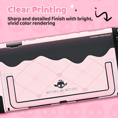 Protective Case Set Compatible with switch 2, PC Back Plate with Silicone Joysticks Covers, Includes 2 Thumb Grips, Waterproof Protection -