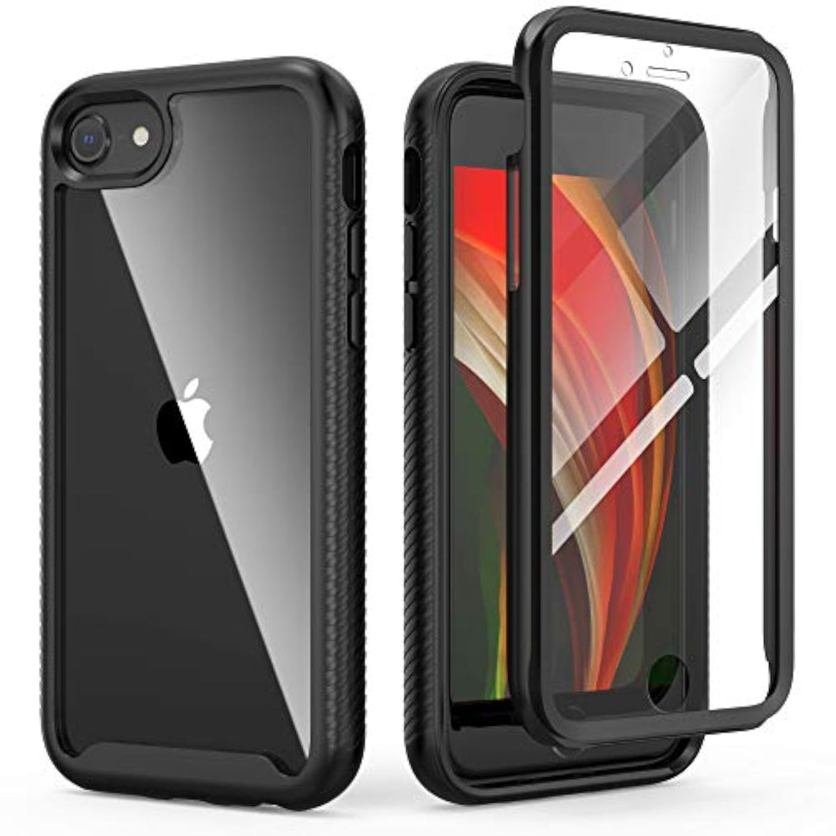 iPhone SE 2020 and iPhone 8 & 7 & SE 2022 Slim Fit Case with Built-in Screen Protector