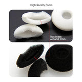 15 Pairs Soft Foam Earbuds Headphone Earpads Ear Bud Pad Cushion Replacement Sponge Covers Compatible With Airpods Ipod Iphone Itouch Ipad Headsets In Ear Earphones (White)