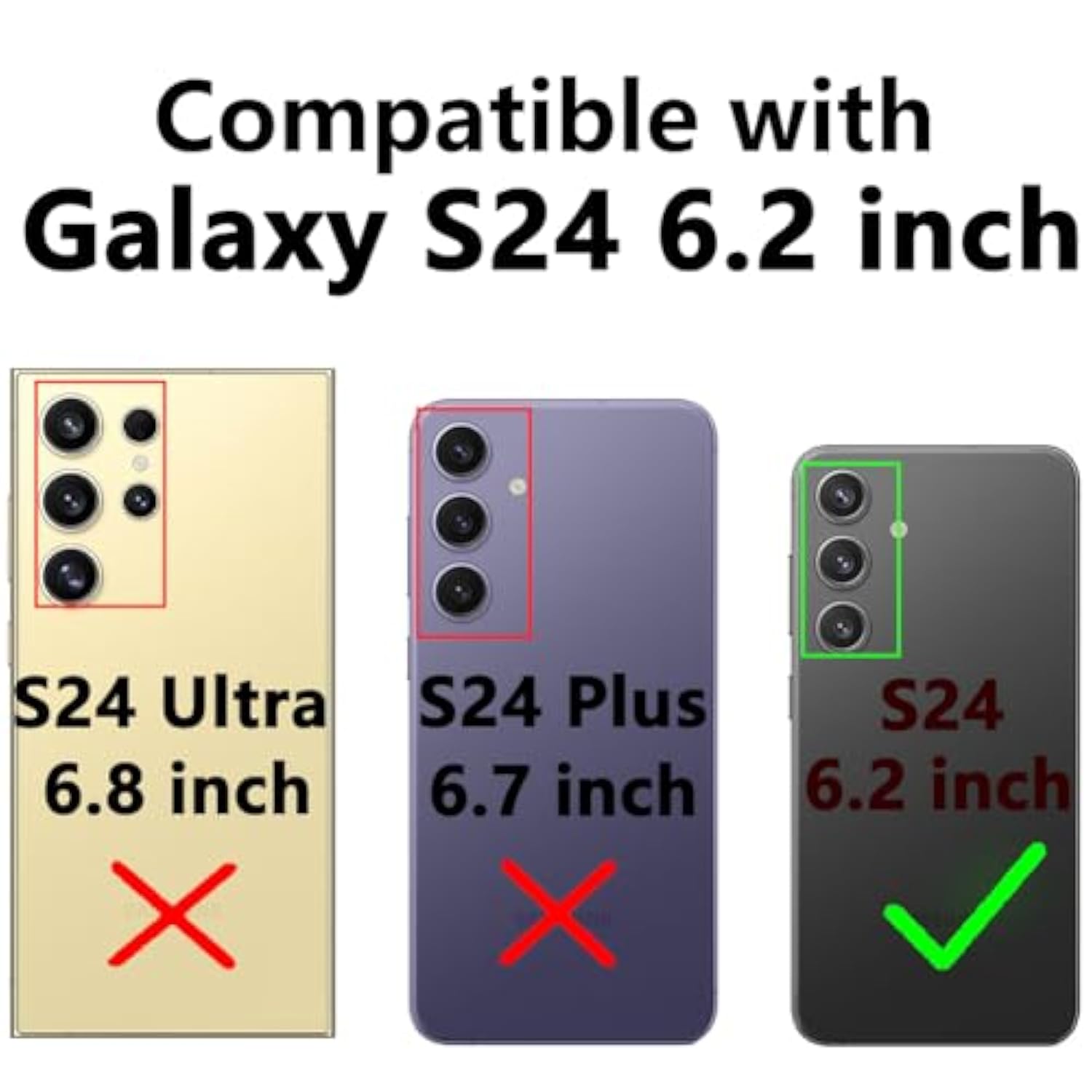 For Samsung S24 Case,With Screen Protectors And Camera Cover,[Military Grade] 16Ft.Drop Tested Cover With Magnetic Kickstand Protective Case For S24 6.2 Inch, Purple