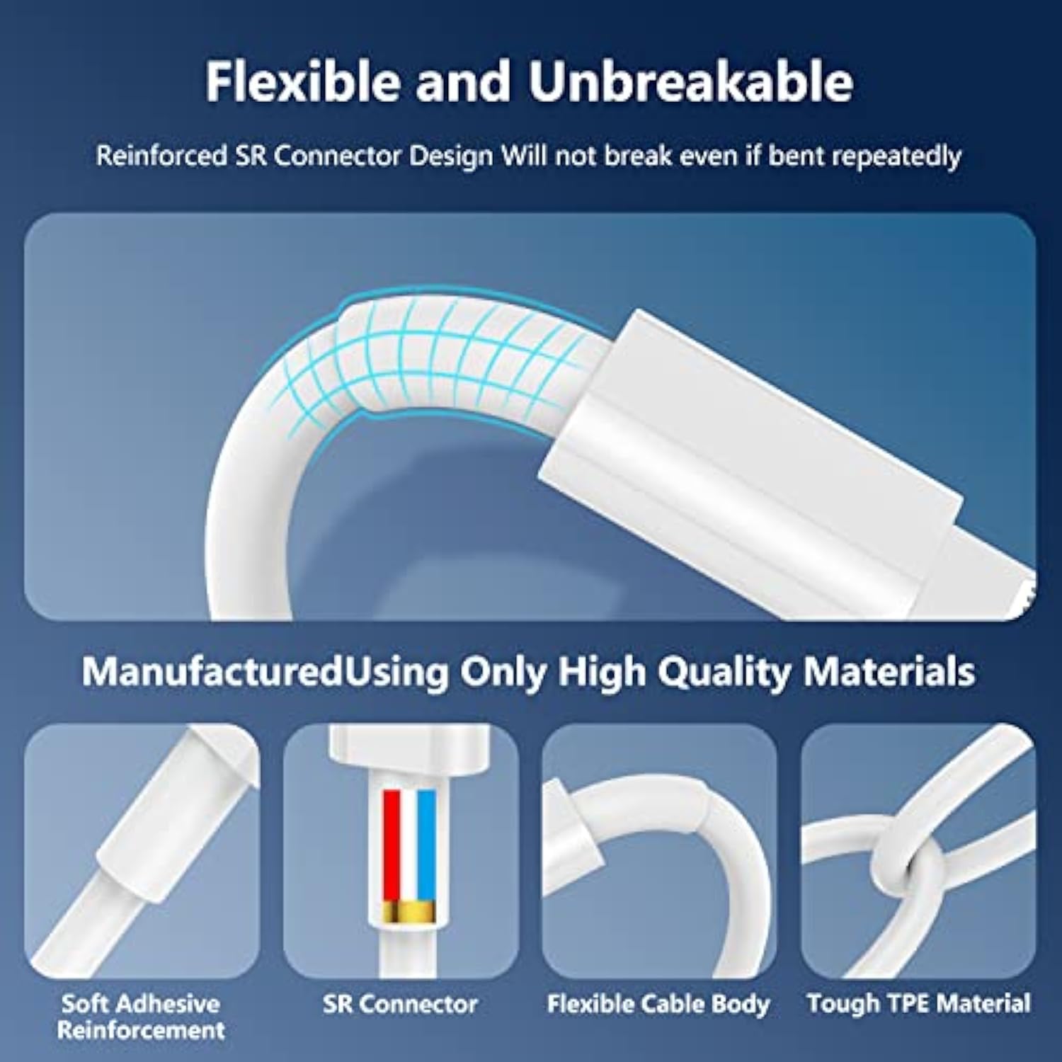 Iphone Charger Cable 10Ft, [Apple Certified] Long Usb A To Lightning Charging Cord,10 Feet Original Lightning Cable,10 Foot Fast Charge Wire For Iphone 14 Pro Max/13 Mini/12/11/Xs/Xr/8 Plus/7/6/Se