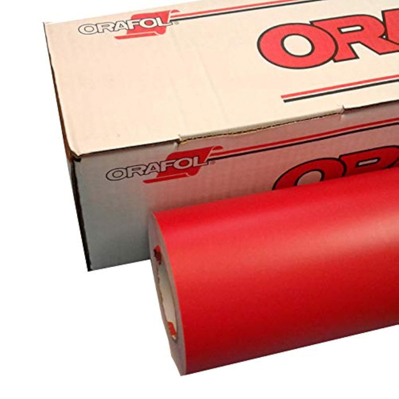 Red 12" X 10 Ft Roll Of 631 Vinyl For Craft Cutters And Vinyl Sign Cutters